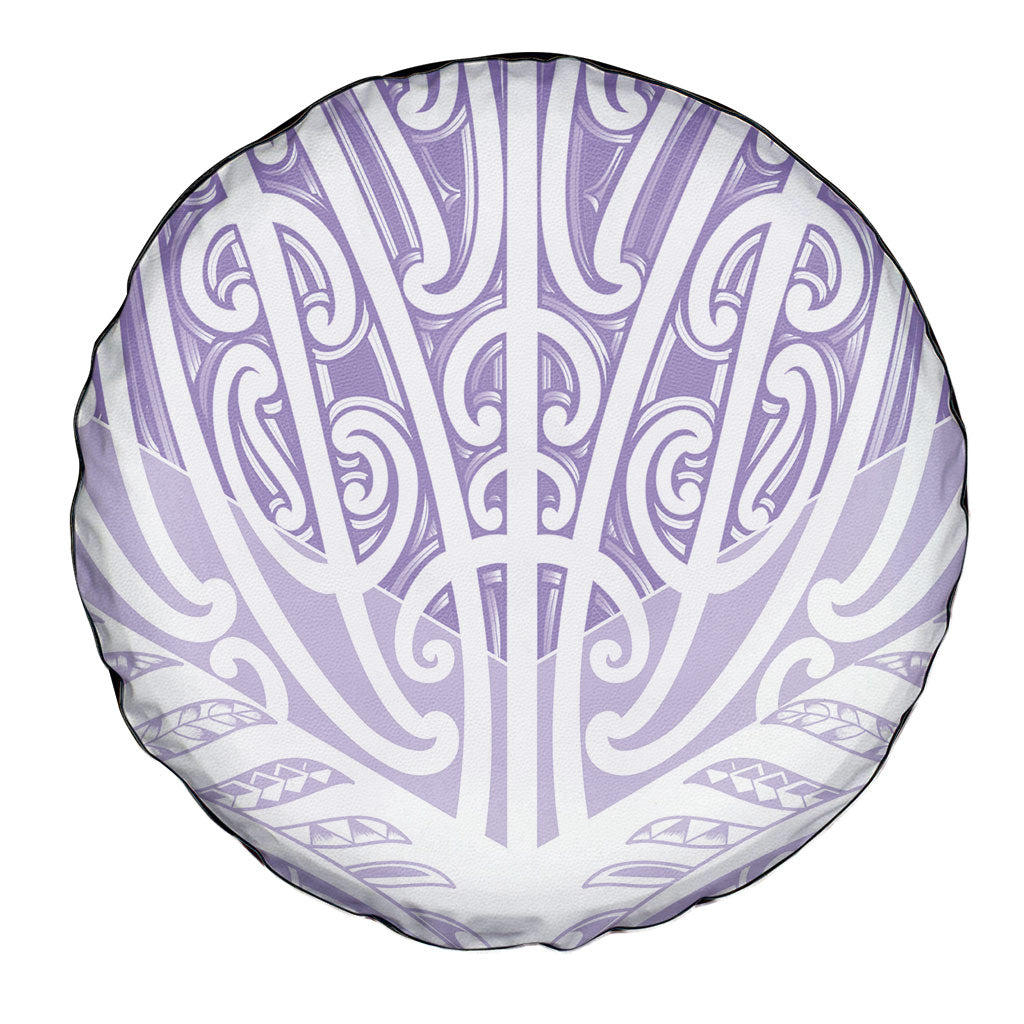 Purple New Zealand Puhoro Maori Tattoo Spare Tire Cover LT14 - Polynesian Pride
