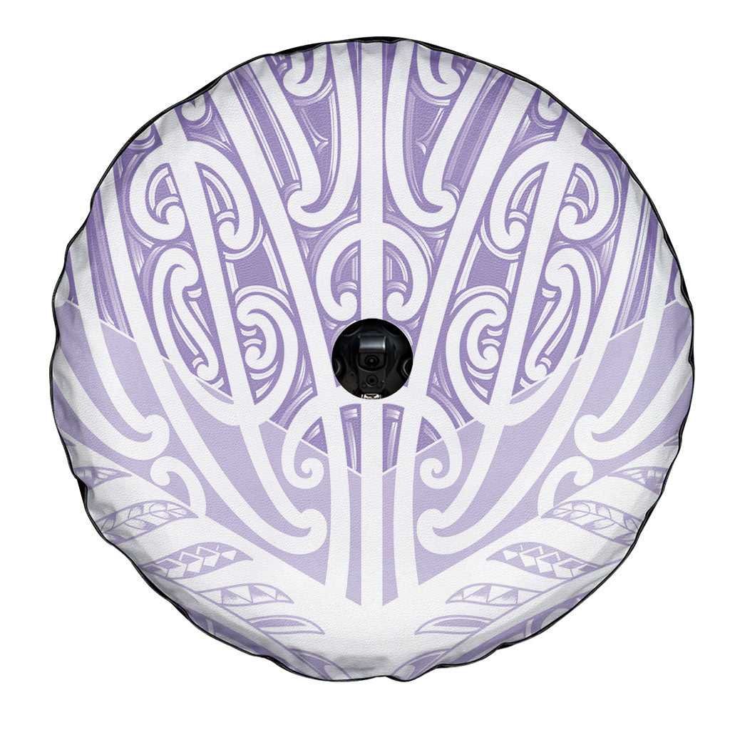 Purple New Zealand Puhoro Maori Tattoo Spare Tire Cover LT14 - Polynesian Pride