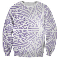 Purple New Zealand Puhoro Maori Tattoo Sweatshirt LT14 Unisex Purple - Polynesian Pride