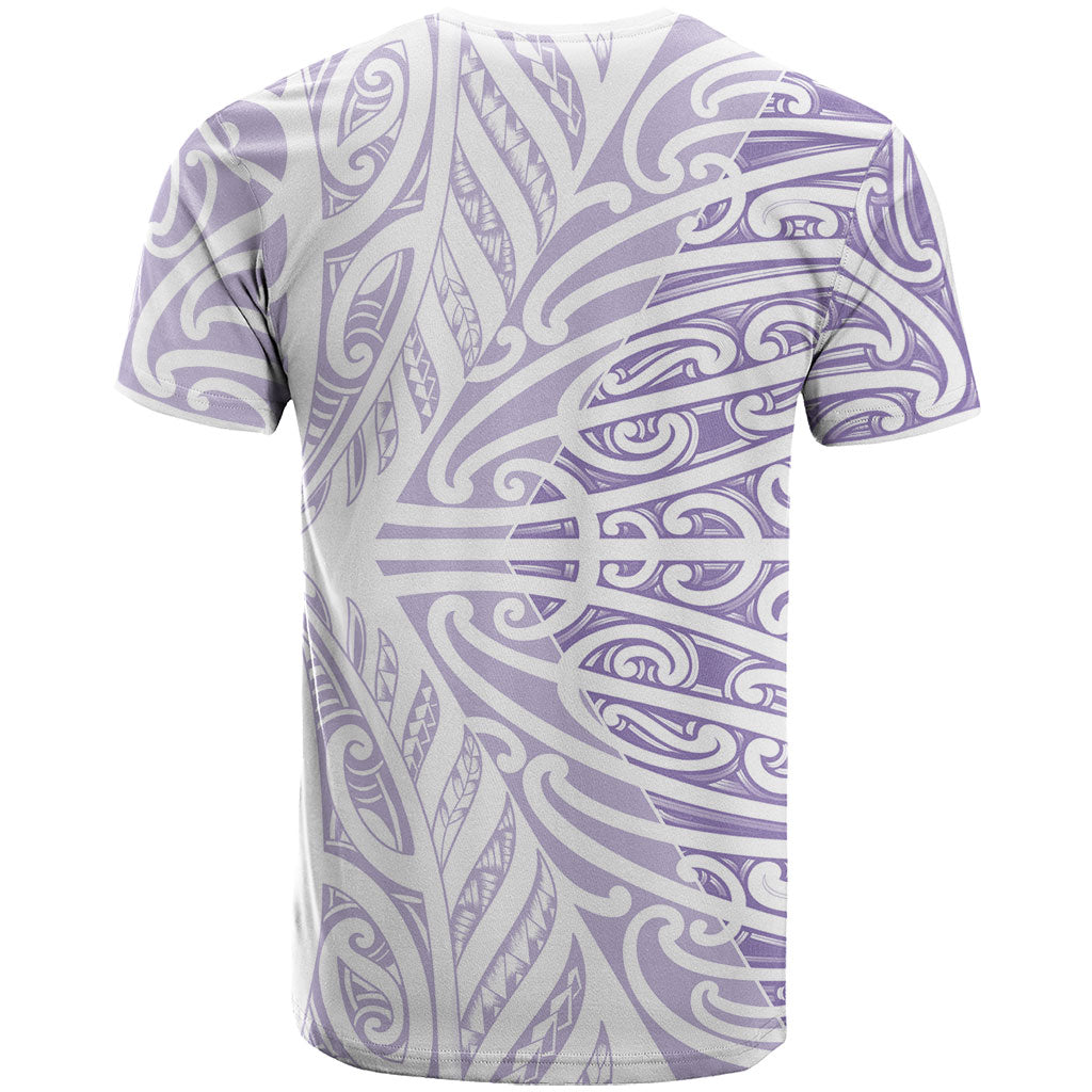 Purple New Zealand Puhoro Maori Tattoo T Shirt LT14 - Polynesian Pride