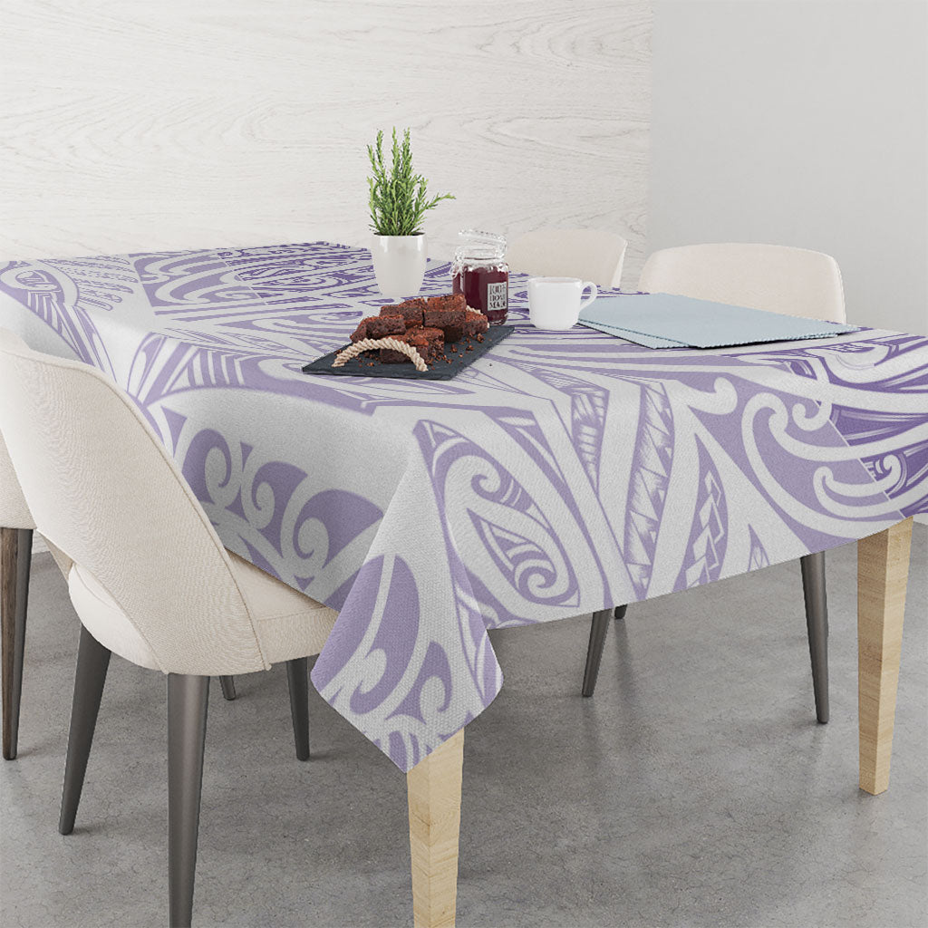 Purple New Zealand Puhoro Maori Tattoo Tablecloth LT14 - Polynesian Pride