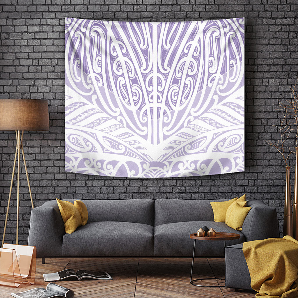 Purple New Zealand Puhoro Maori Tattoo Tapestry LT14 Purple - Polynesian Pride
