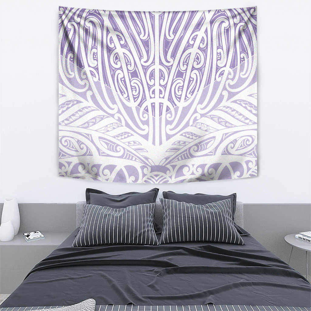 Purple New Zealand Puhoro Maori Tattoo Tapestry LT14 - Polynesian Pride