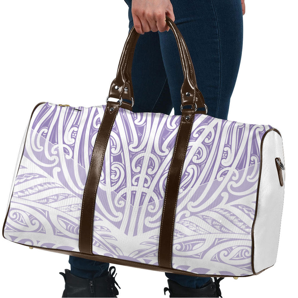 Purple New Zealand Puhoro Maori Tattoo Travel Bag LT14 - Polynesian Pride