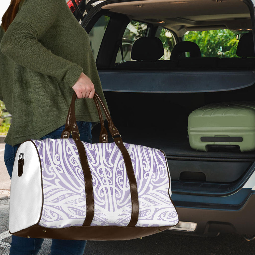 Purple New Zealand Puhoro Maori Tattoo Travel Bag LT14 - Polynesian Pride