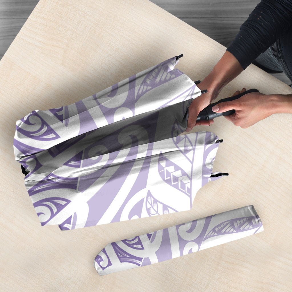 Purple New Zealand Puhoro Maori Tattoo Umbrella LT14 - Polynesian Pride