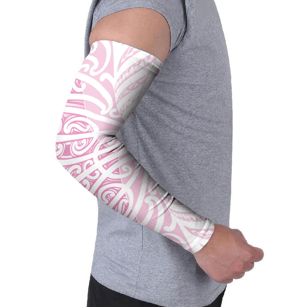Pink New Zealand Puhoro Maori Tattoo Arm Sleeves LT14 - Polynesian Pride