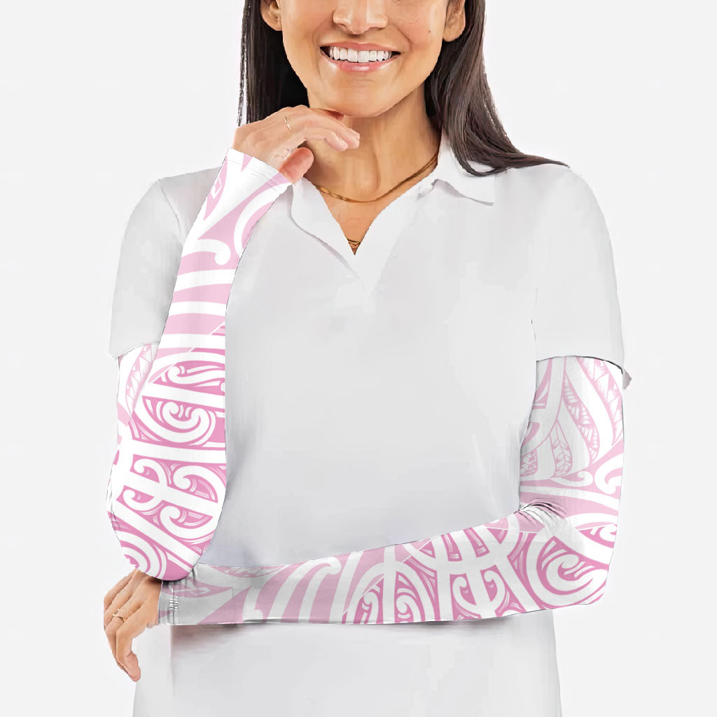 Pink New Zealand Puhoro Maori Tattoo Arm Sleeves LT14 - Polynesian Pride