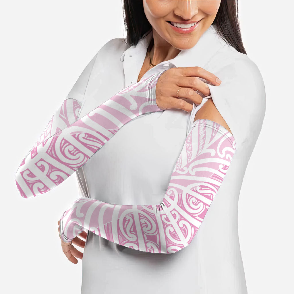 Pink New Zealand Puhoro Maori Tattoo Arm Sleeves LT14 - Polynesian Pride
