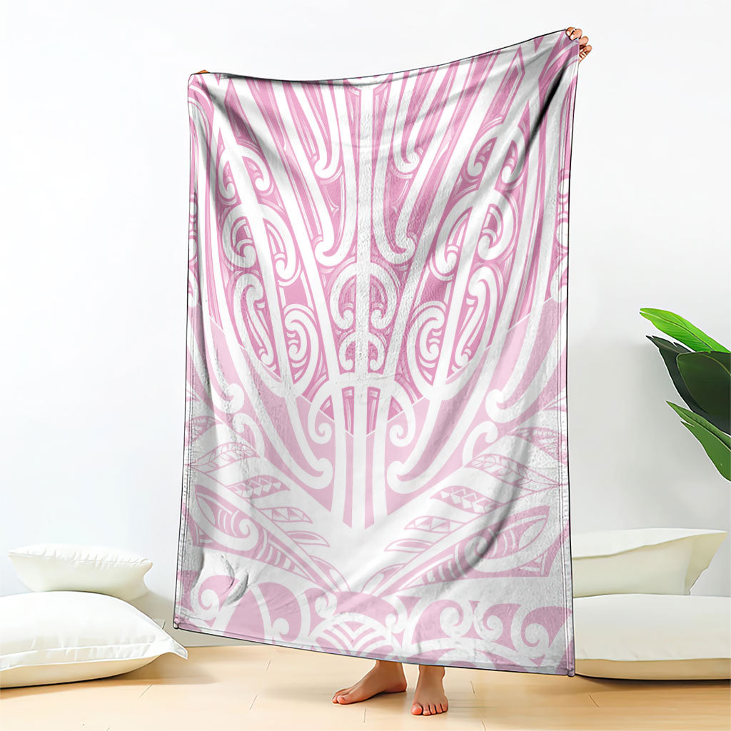 Pink New Zealand Puhoro Maori Tattoo Blanket LT14 - Polynesian Pride