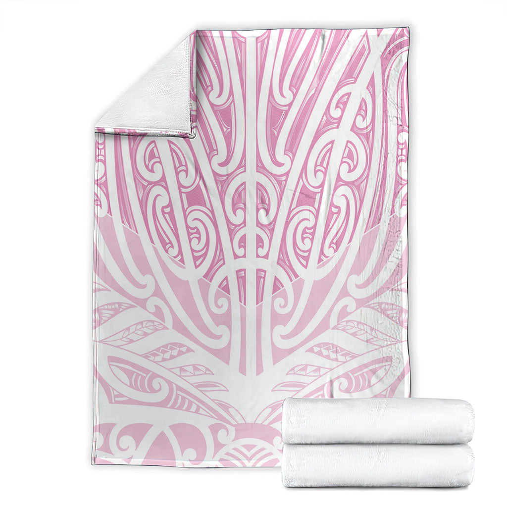 Pink New Zealand Puhoro Maori Tattoo Blanket LT14 - Polynesian Pride