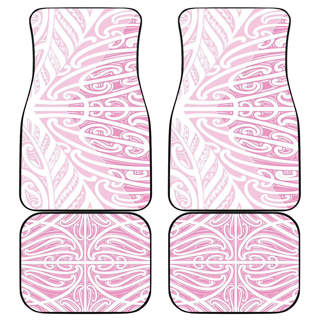 Pink New Zealand Puhoro Maori Tattoo Car Mats LT14 - Polynesian Pride