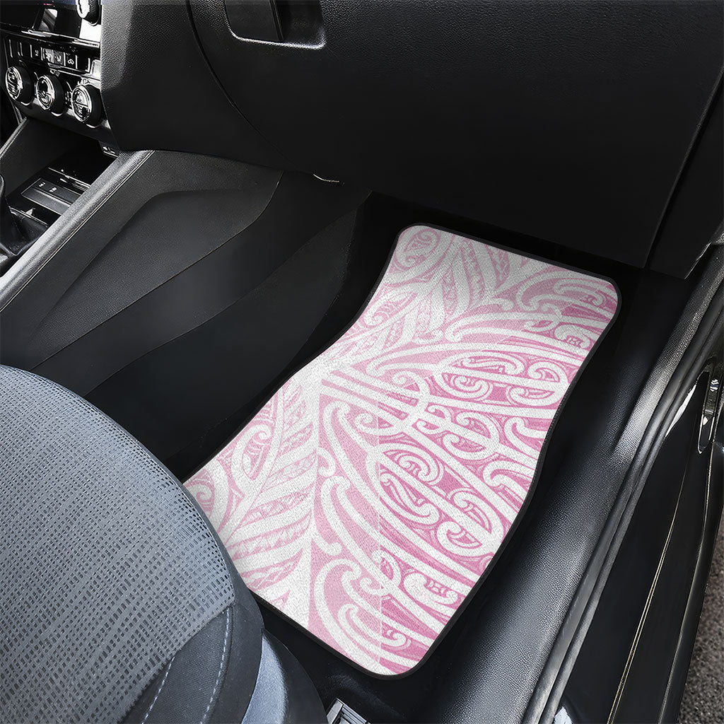 Pink New Zealand Puhoro Maori Tattoo Car Mats LT14 - Polynesian Pride