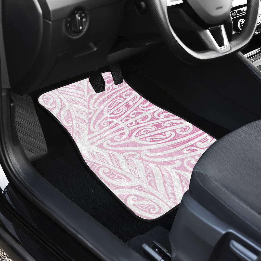 Pink New Zealand Puhoro Maori Tattoo Car Mats LT14 - Polynesian Pride