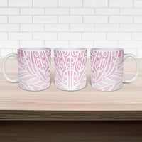 Pink New Zealand Puhoro Maori Tattoo Ceramic Mug LT14 - Polynesian Pride