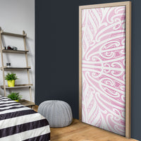 Pink New Zealand Puhoro Maori Tattoo Door Cover LT14 - Polynesian Pride