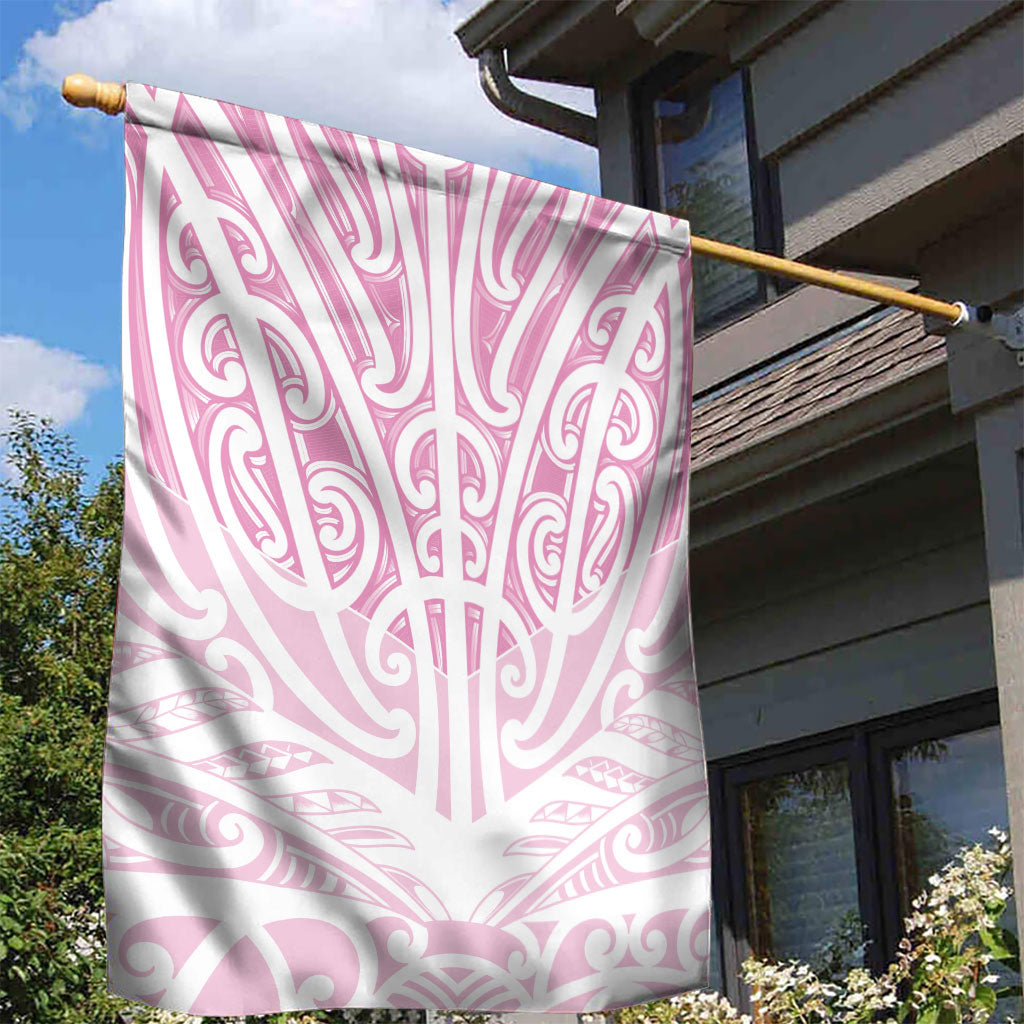 Pink New Zealand Puhoro Maori Tattoo Garden Flag LT14 - Polynesian Pride