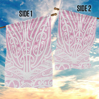 Pink New Zealand Puhoro Maori Tattoo Garden Flag LT14 - Polynesian Pride