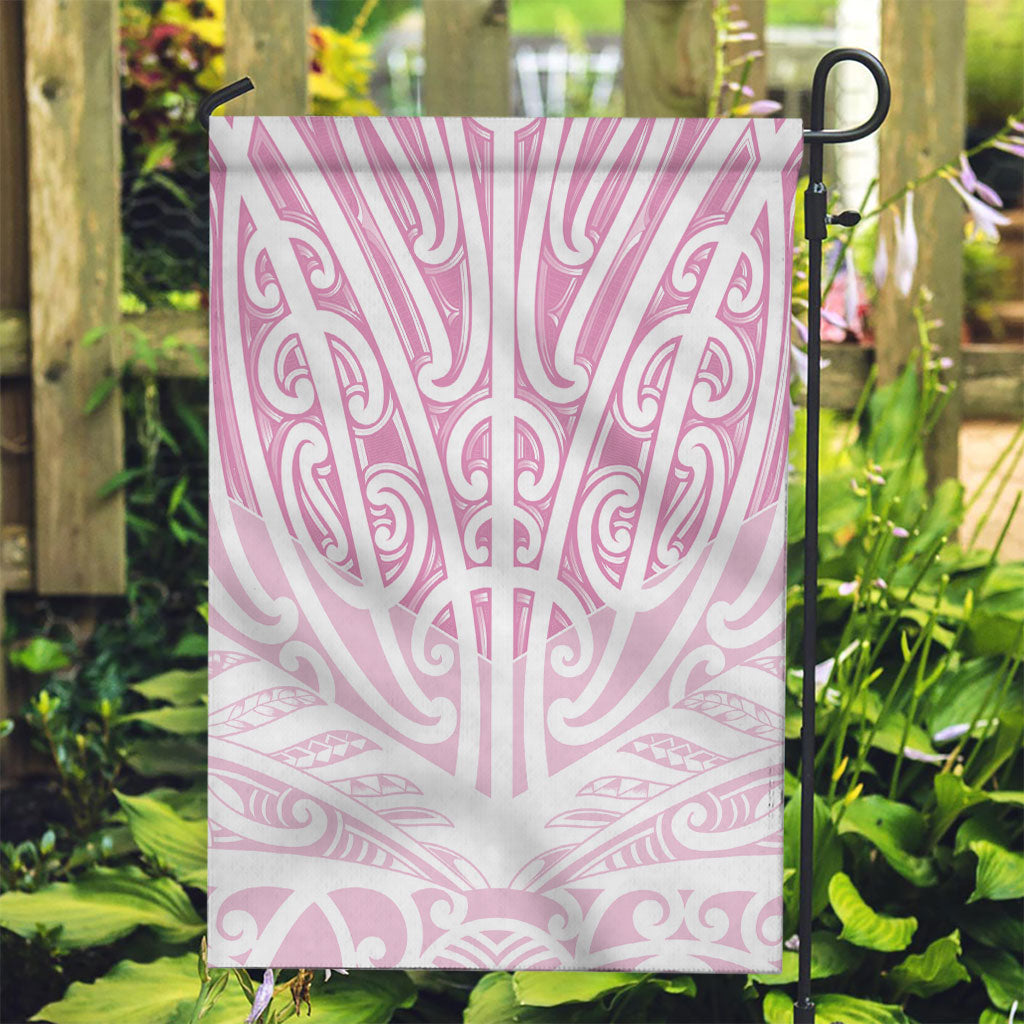 Pink New Zealand Puhoro Maori Tattoo Garden Flag LT14 Garden Flag Pink - Polynesian Pride