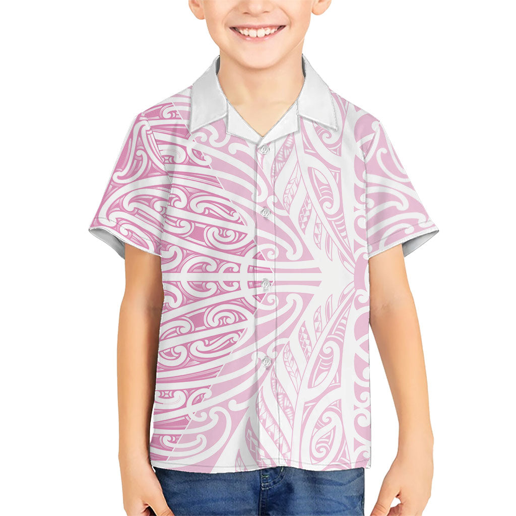 Pink New Zealand Puhoro Maori Tattoo Hawaiian Shirt LT14 - Polynesian Pride