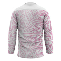 Pink New Zealand Puhoro Maori Tattoo Hockey Jersey LT14 - Polynesian Pride
