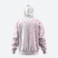 Pink New Zealand Puhoro Maori Tattoo Hoodie LT14 - Polynesian Pride