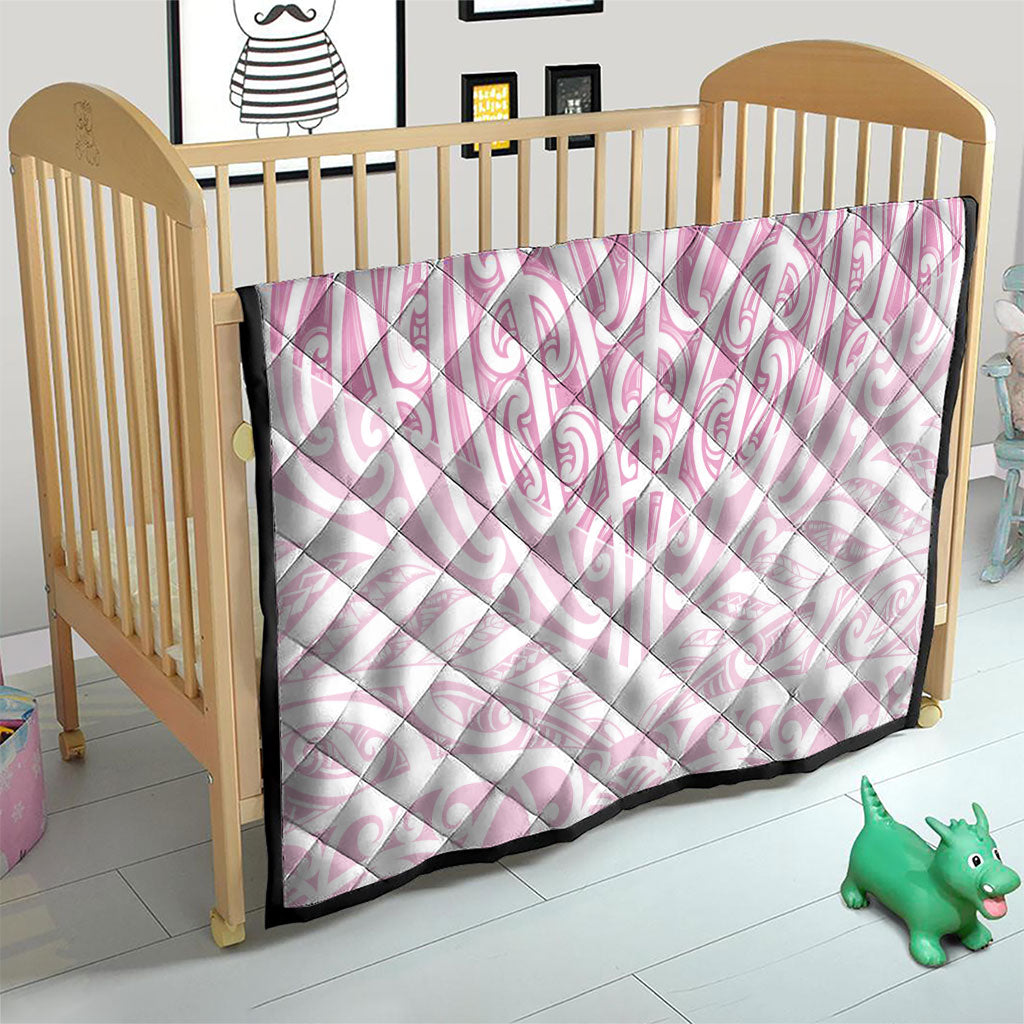 Pink New Zealand Puhoro Maori Tattoo Quilt LT14 - Polynesian Pride