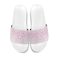Pink New Zealand Puhoro Maori Tattoo Slide Sandals LT14 Pink - Polynesian Pride