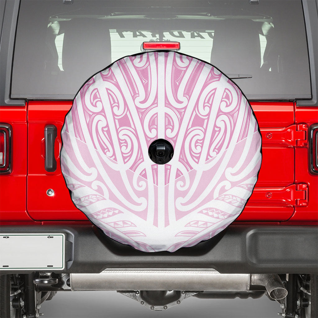 Pink New Zealand Puhoro Maori Tattoo Spare Tire Cover LT14 - Polynesian Pride