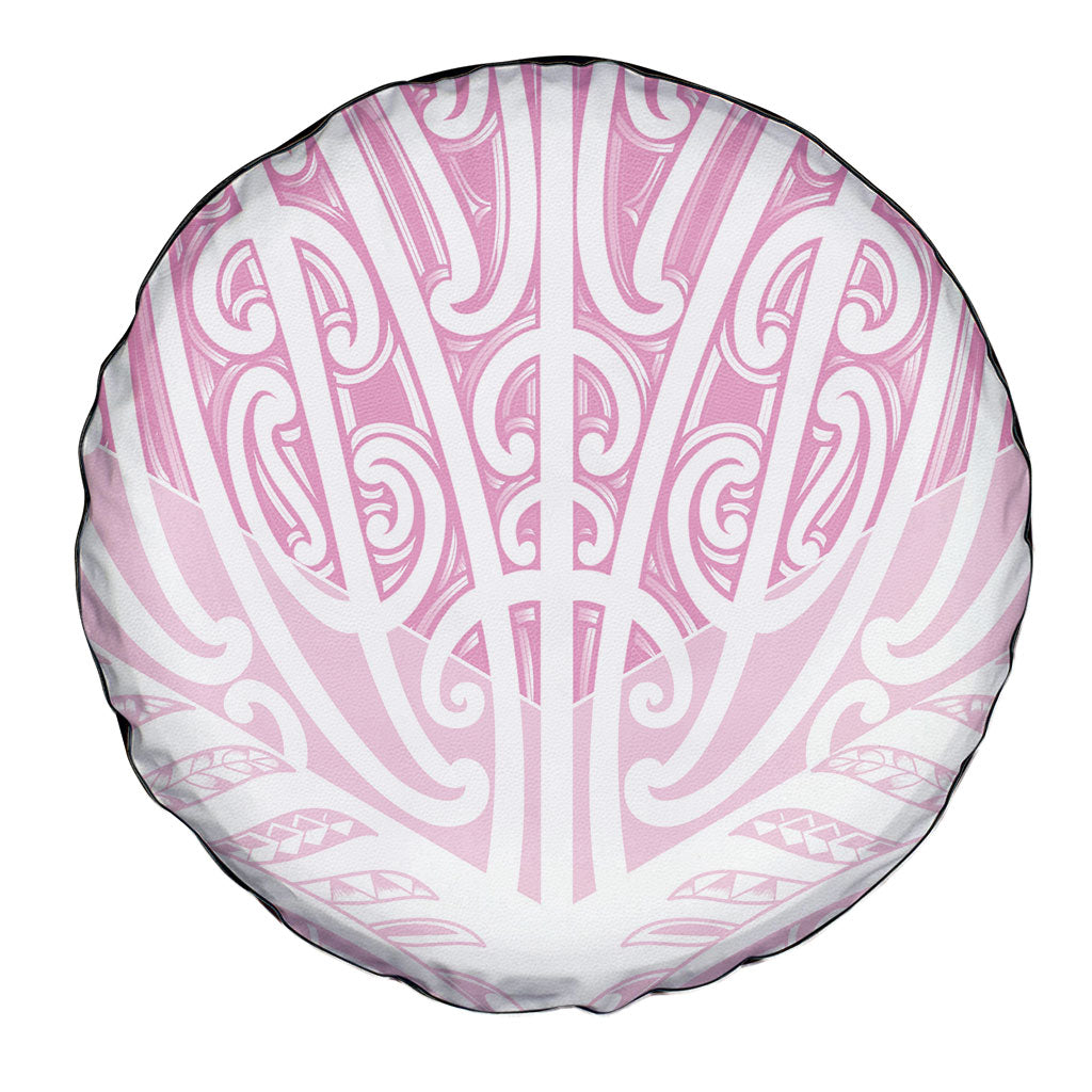 Pink New Zealand Puhoro Maori Tattoo Spare Tire Cover LT14 - Polynesian Pride