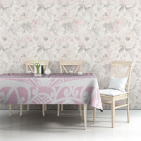 Pink New Zealand Puhoro Maori Tattoo Tablecloth LT14 - Polynesian Pride
