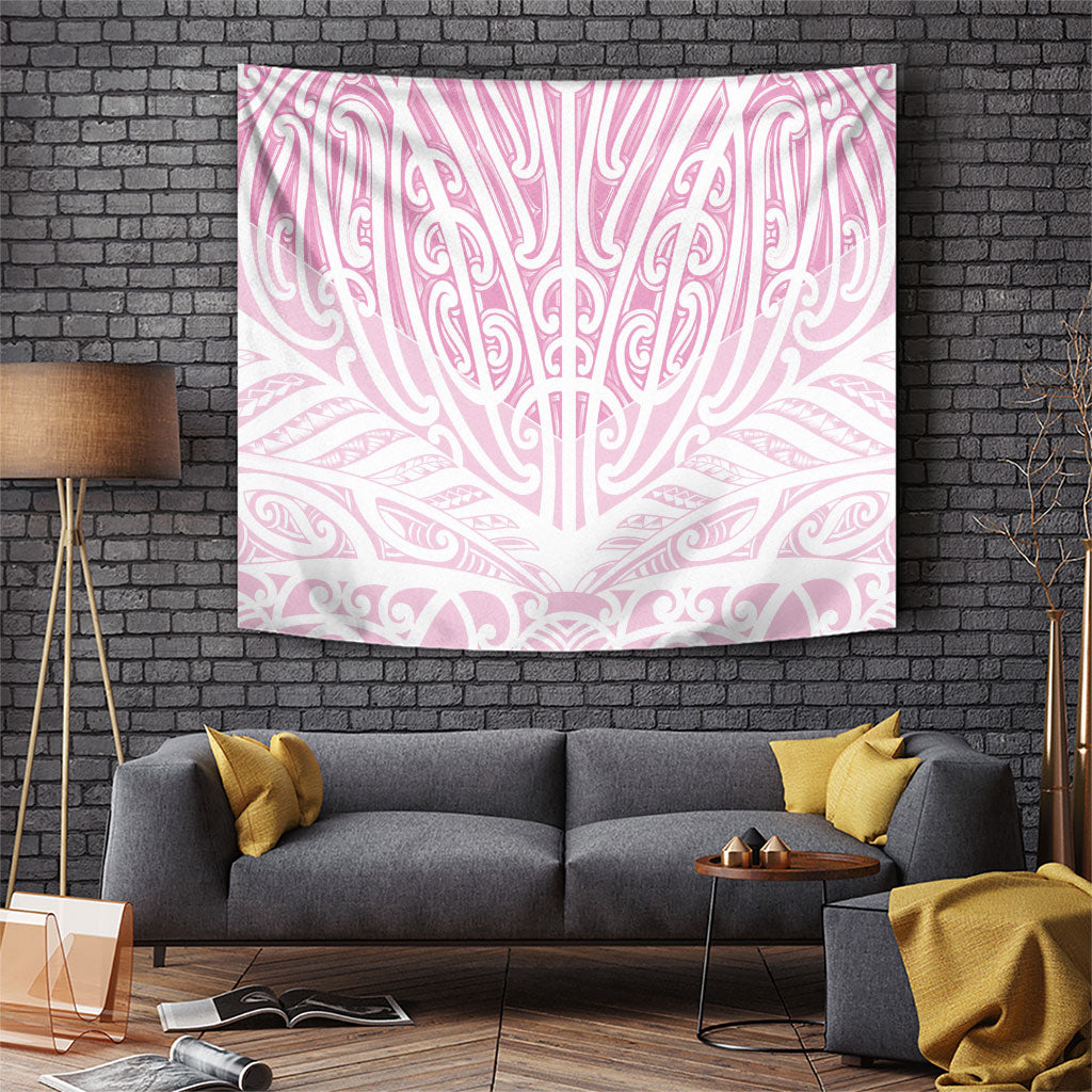 Pink New Zealand Puhoro Maori Tattoo Tapestry LT14 Pink - Polynesian Pride