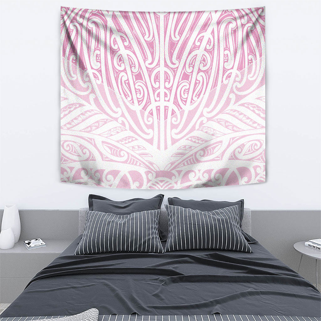 Pink New Zealand Puhoro Maori Tattoo Tapestry LT14 - Polynesian Pride