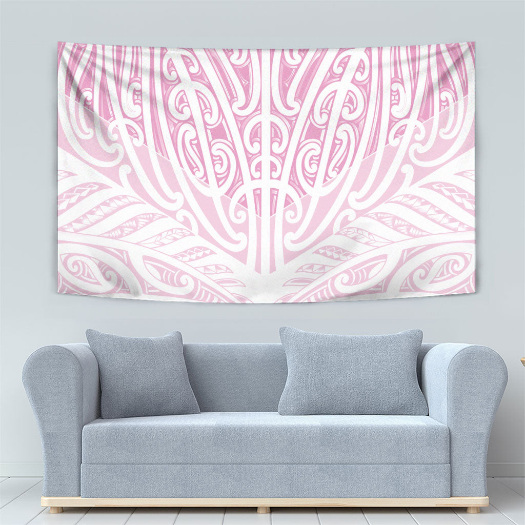 Pink New Zealand Puhoro Maori Tattoo Tapestry LT14 - Polynesian Pride