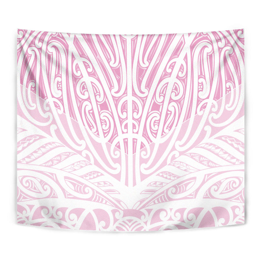 Pink New Zealand Puhoro Maori Tattoo Tapestry LT14 - Polynesian Pride