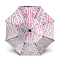 Pink New Zealand Puhoro Maori Tattoo Umbrella LT14 One Size Folded 11.42 inch Opened Diameter 37.4 inch Pink - Polynesian Pride