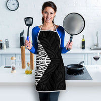 Black New Zealand Puhoro Maori Tattoo Apron LT14 - Polynesian Pride