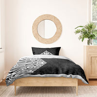 Black New Zealand Puhoro Maori Tattoo Bedding Set LT14 - Polynesian Pride