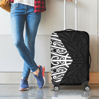 Black New Zealand Puhoro Maori Tattoo Luggage Cover LT14 - Polynesian Pride