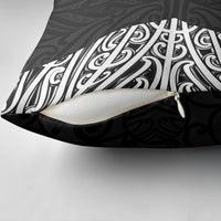 Black New Zealand Puhoro Maori Tattoo Pillow Cover LT14 - Polynesian Pride