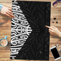 Black New Zealand Puhoro Maori Tattoo Puzzle LT14 Black - Polynesian Pride