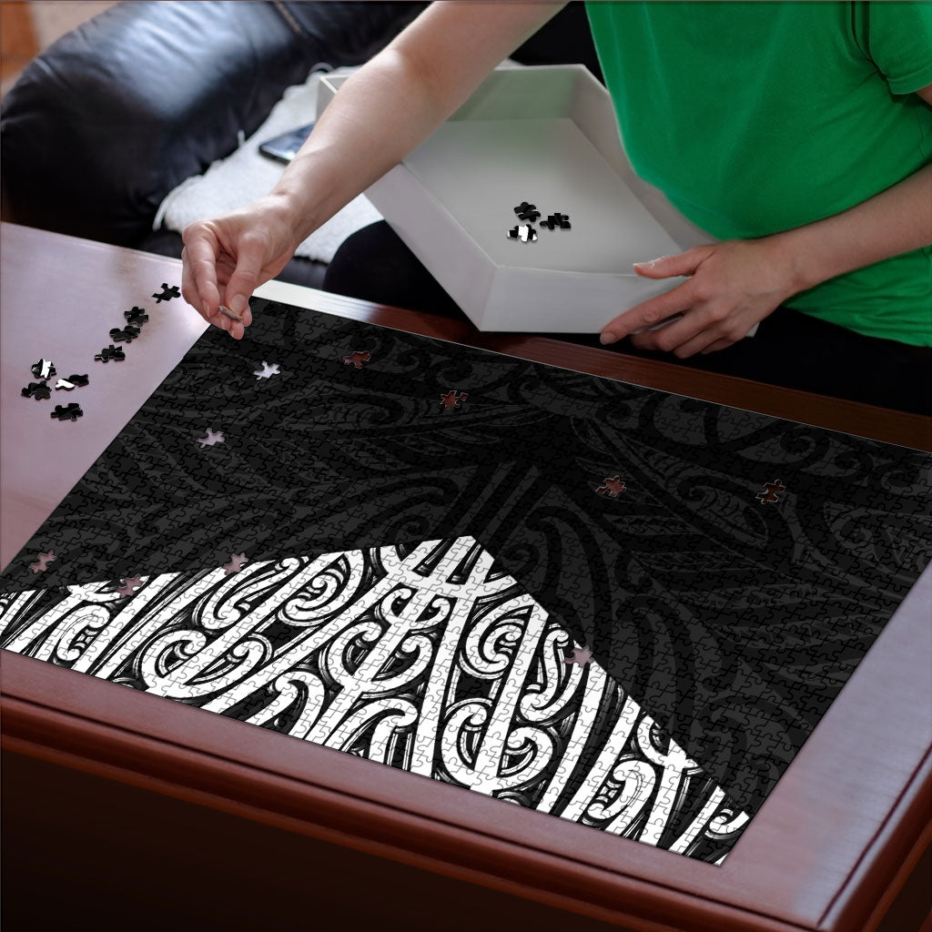 Black New Zealand Puhoro Maori Tattoo Puzzle LT14 - Polynesian Pride