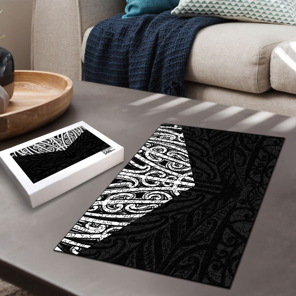 Black New Zealand Puhoro Maori Tattoo Puzzle LT14 - Polynesian Pride