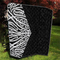 Black New Zealand Puhoro Maori Tattoo Quilt LT14 - Polynesian Pride