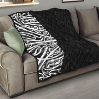Black New Zealand Puhoro Maori Tattoo Quilt LT14 - Polynesian Pride