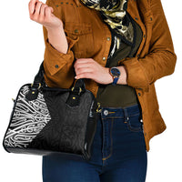 Black New Zealand Puhoro Maori Tattoo Shoulder Handbag LT14 - Polynesian Pride