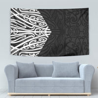 Black New Zealand Puhoro Maori Tattoo Tapestry LT14 - Polynesian Pride