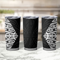 Black New Zealand Puhoro Maori Tattoo Tumbler Cup LT14 - Polynesian Pride