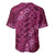 Pink Aloha Hawaii Baseball Jersey Hawaiian Kakau Ohia Lehua Lei - Polynesian Pride