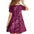 Pink Aloha Hawaii Family Matching Tank Maxi Dress and Hawaiian Shirt Hawaiian Kakau Ohia Lehua Lei - Polynesian Pride